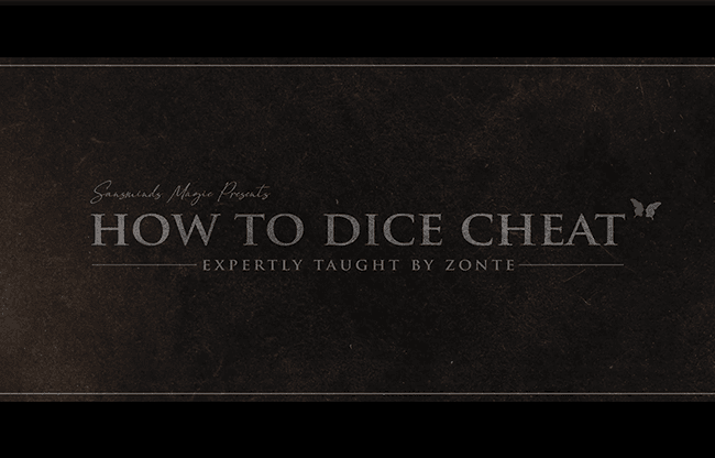 Limited How to Cheat at Dice Yellow Leather (Props and Online Instructions)  by Zonte and SansMinds - Trick