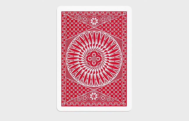 Tally Ho Circle Back Gaff Pack Red (6 Cards) by The Hanrahan Gaff Company