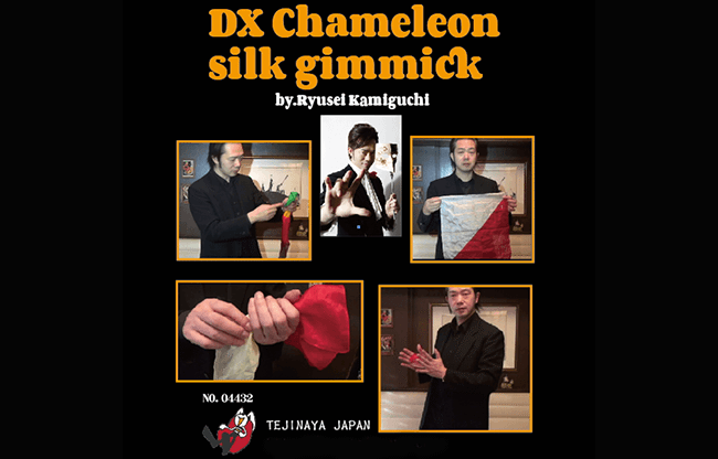 DX Chameleon Silk Gimmick by Ryusei Kamiguchi & Tejinaya Magic - Trick