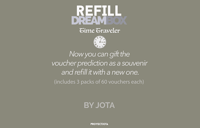 DREAM BOX TIME TRAVELER GIVEAWAY / REFILL by JOTA - Trick