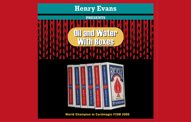 Oil and Water Boxes (Gimmicks and Online Instructions) by Henry Evans - Trick