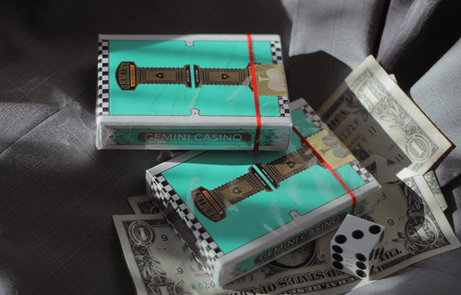 Gemini Casino Turquoise Playing Cards  by Gemini