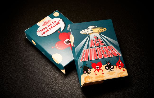 Ace Invaders Playing Cards