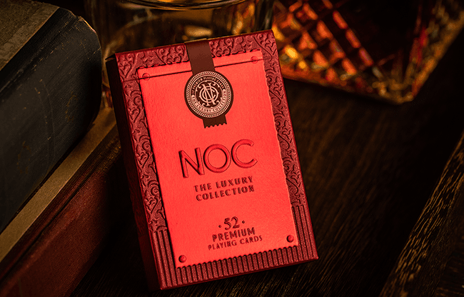 NOC (Red) The Luxury Collection Playing Cards by Riffle Shuffle x The House of Playing Cards