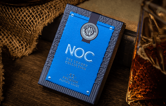 NOC (Blue) The Luxury Collection Playing Cards by Riffle Shuffle x The House of Playing Cards