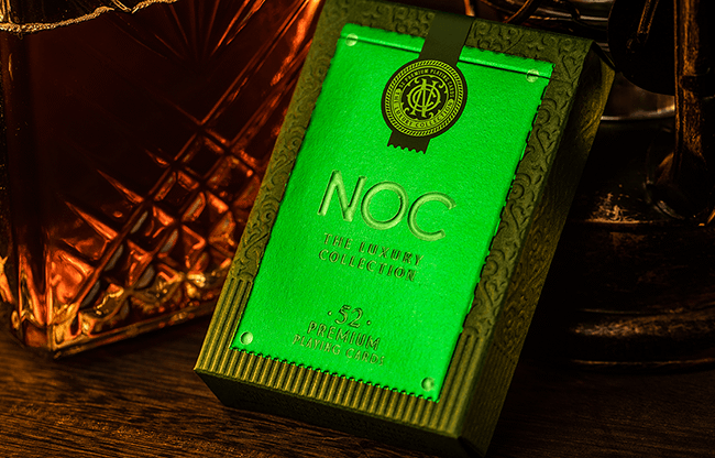 NOC (Green) The Luxury Collection Playing Cards by Riffle Shuffle x The House of Playing Cards