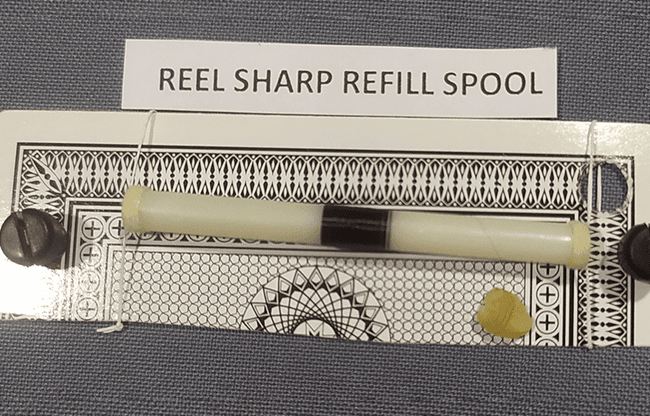 REEL SHARP REFILL SPOOL (Gimmicks and Online Instructions) by UDAY - Trick