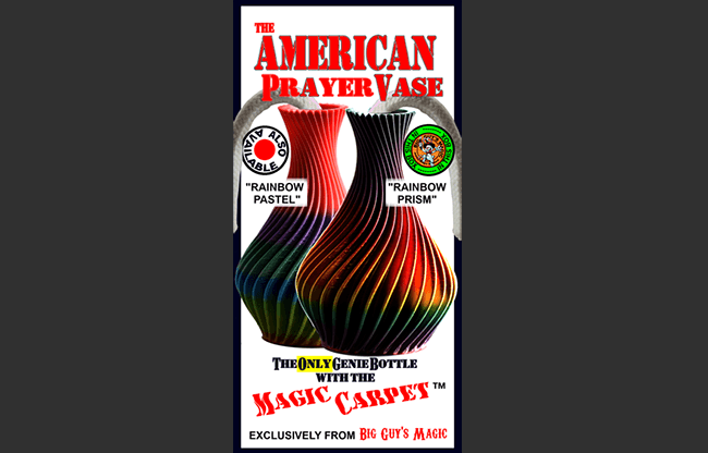 The American Prayer Vase Genie Bottle RAINBOW PRISM by Big Guy's Magic- Trick