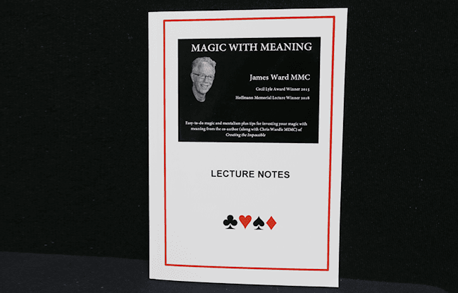 MAGIC WITH MEANING by James A Ward - Book