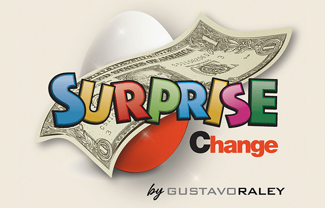 Surprise Change (Gimmicks and Online Instructions) by Gustavo Raley - Trick
