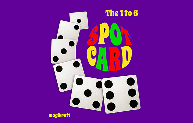 1 TO 6 SPOT CARD by Martin Lewis - Trick