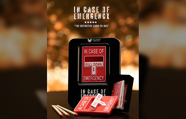 In Case of Emergency (Gimmicks and Online Instructions) by Adam Wilber and Vulpine - Trick
