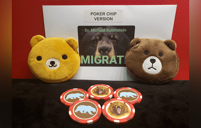 MIGRATE POKER CHIP by Dr. Michael Rubinstein - Trick