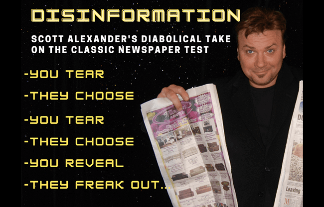 DIS INFORMATION by Scott Alexander & Puck - Trick