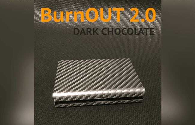 BURNOUT 2.0 CARBON DARK CHOCOLATE by Victor Voitko (Gimmick and Online Instructions) - Trick