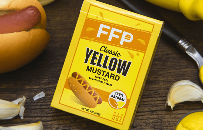Mustard Playing Cards by Fast Food Playing Cards