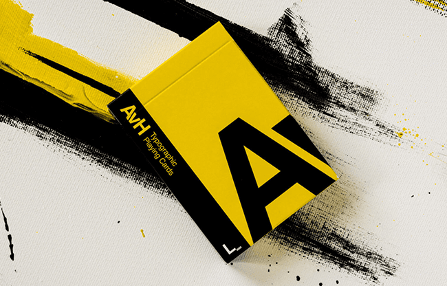 AvH: Typographic Playing Cards by Luke Wadey