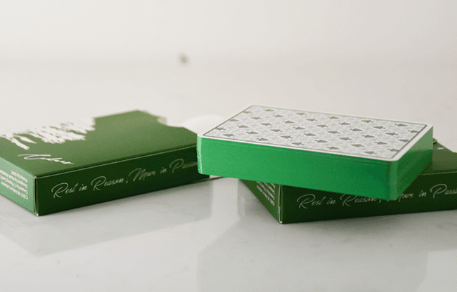 Premium Gilded Cedar Playing Cards