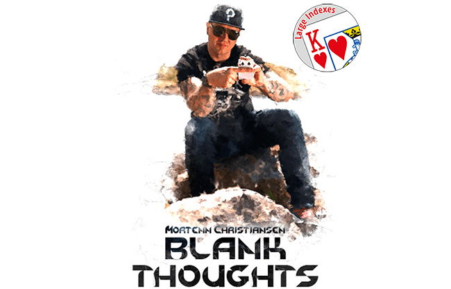 Blank Thoughts Large Index (Gimmicks and Online Instructions) by Mortenn Christian Trick