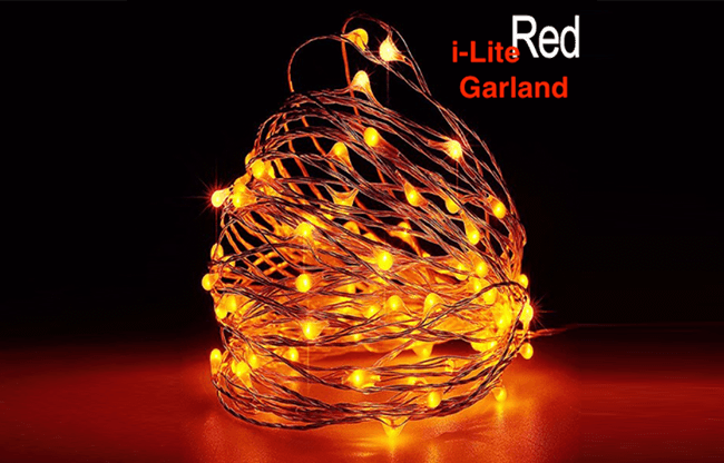 i-Lite Garland RED by Victor Voitko (Gimmick and Online Instructions) - Trick