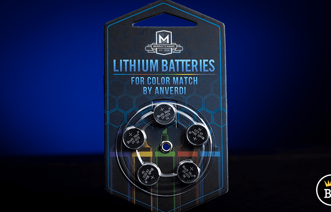 COLOR MATCH BATTERIES (5 pk.) by Tony Anverdi - Trick