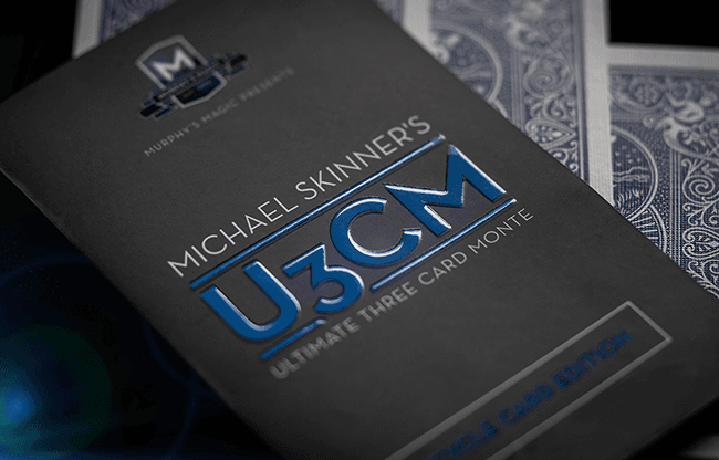 Michael Skinner's Ultimate 3 Card Monte (Blue) by Murphy's Magic Supplies Inc.  - Trick