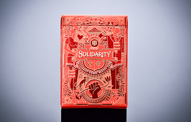 Solidarity (Loving Red) Playing Cards By Riffle Shuffle