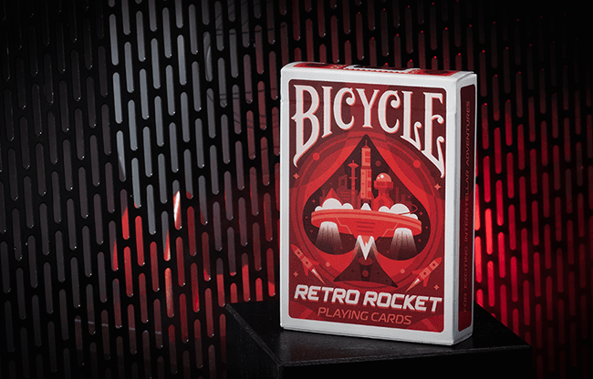 Retro Rocket Playing Cards