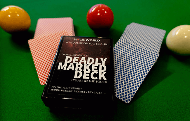 DEADLY MARKED DECK BLUE BEE (Gimmicks and Online Instructions) by MagicWorld - Trick