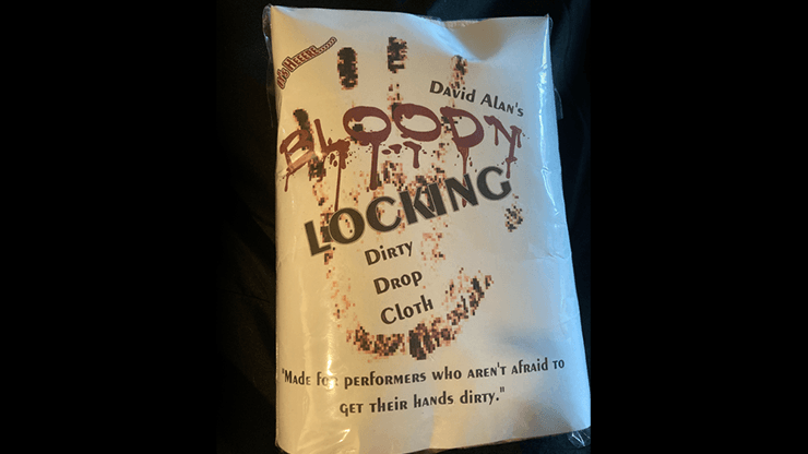 Dirty Drop Cloth Magnetic (BLOODY) by David Alan Magic - Trick
