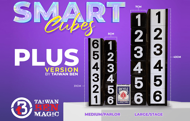 Smart Cubes PLUS (Large/Stage) by Taiwan Ben - Trick