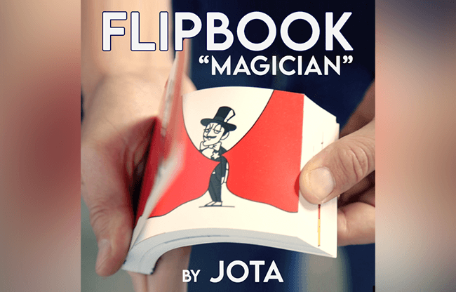 FLIP BOOK MAGICIAN (Gimmick and Online Instructions) by JOTA - Trick