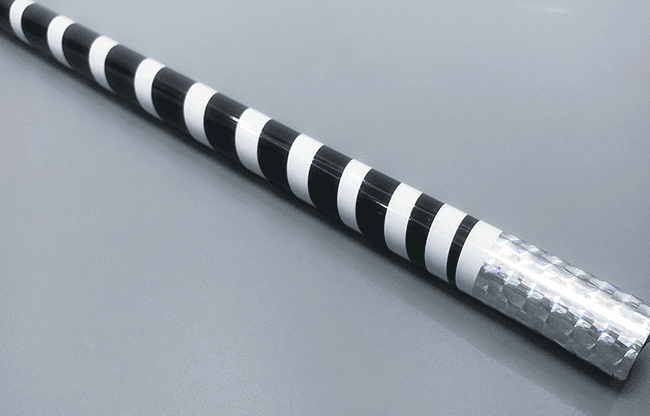 The Ultra Cane (Appearing / Metal) Black / White Stripe by Bond Lee - Trick