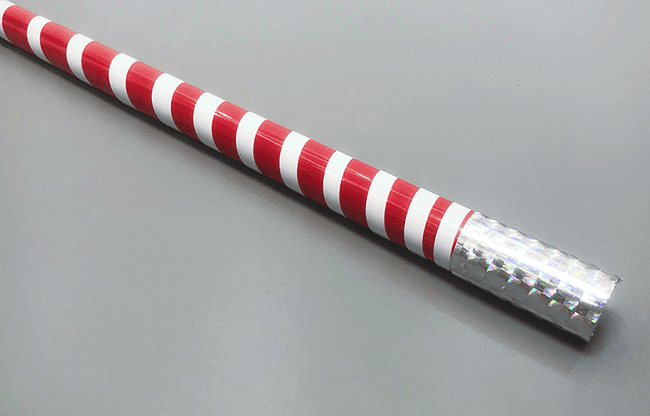 The Ultra Cane (Appearing / Metal) Red/ White Stripe by Bond Lee - Trick