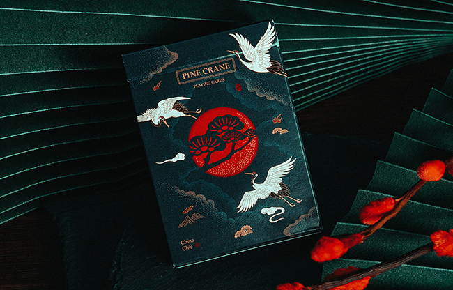 Pine Crane Playing Cards by Solokid