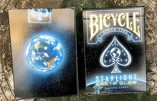 Bicycle Starlight Earth Glow Playing Cards by Collectable Playing Cards
