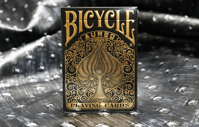 Bicycle Aureo Black Playing Cards