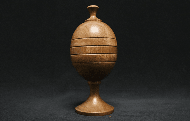 Deluxe Wooden Ball Vase (Merlins Premier Range) by Merlins Magic - Trick