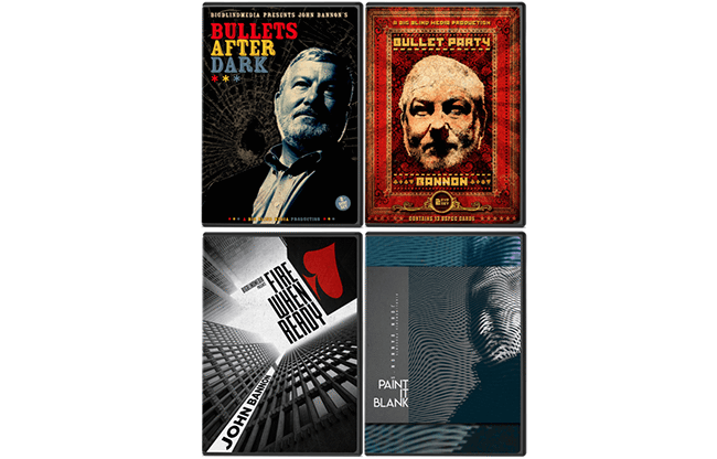 BIGBLINDMEDIA Presents  John Bannon's Bullet Trilogy (Includes Bullet After Dark, Bullet Party, Fire When Ready and Paint it Blank Project) - DVD