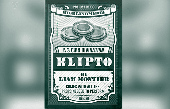 BIGBLINDMEDIA Presents Klipto - A 3 Coin Divination (Gimmicks and Online Instructions) by Liam Montier - Trick