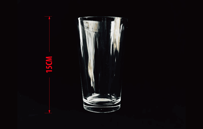 SELF EXPLODING DRINKING GLASS STD (15cm) by Wance - Trick