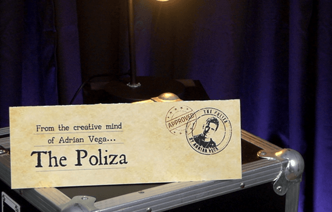 The Poliza by Adrian Vega - Trick