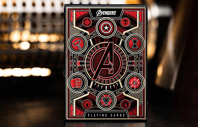 Avengers: Red Edition Playing Cards by theory11