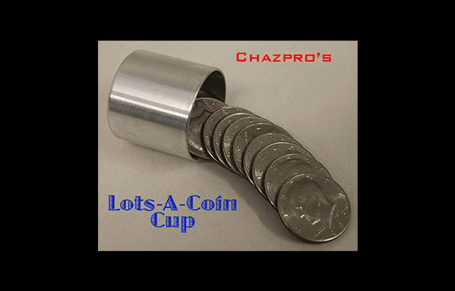 Lots-A-Coins Cup Half Dollar Size by Chazpro Magic - Trick