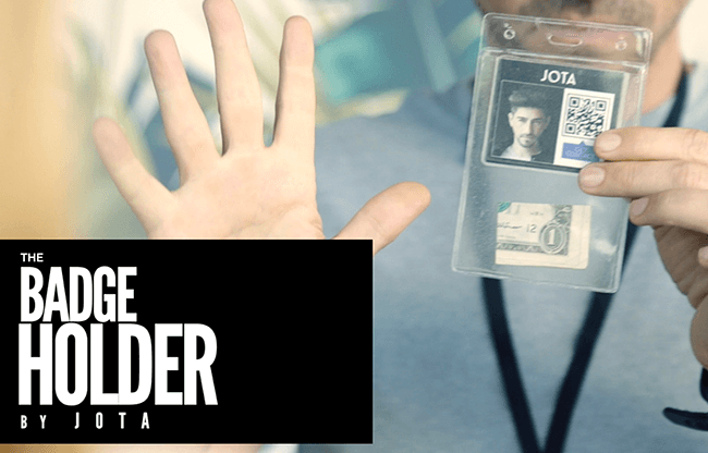 BADGE HOLDER (Gimmick and Online Instructions) by JOTA - Trick