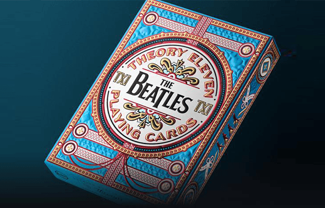 The Beatles (Blue) Playing Cards by theory11