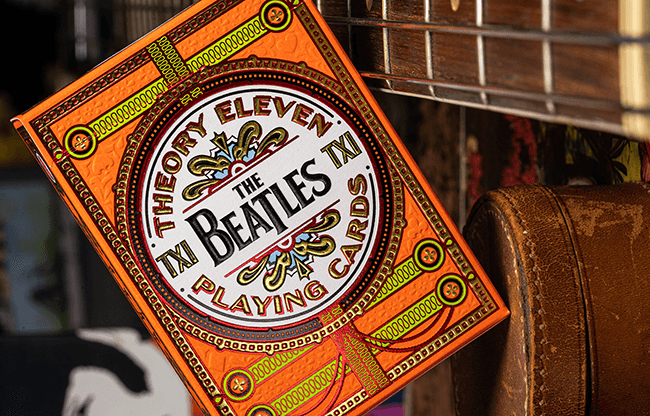 The Beatles (Orange) Playing Cards by theory11