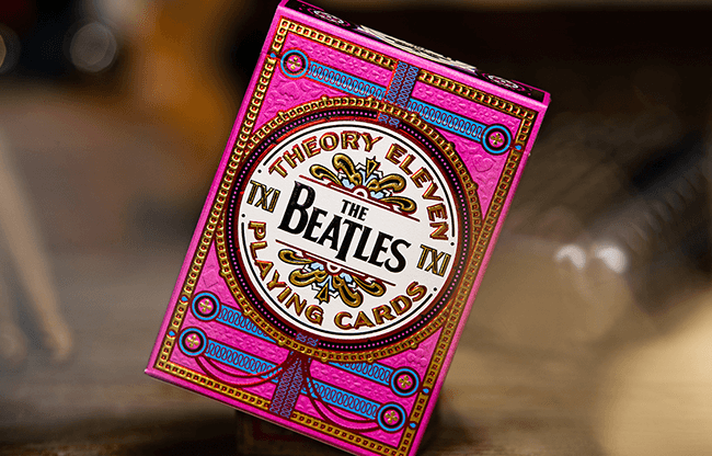 The Beatles (Pink) Playing Cards by theory11