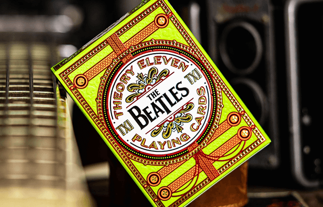 The Beatles (Green) Playing Cards by theory11