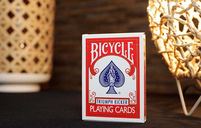 Bicycle Triumph Kicker Deck Red by Anthony Stan and Magic Smile Productions - Trick